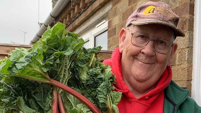  Gerald Stratford with celery 