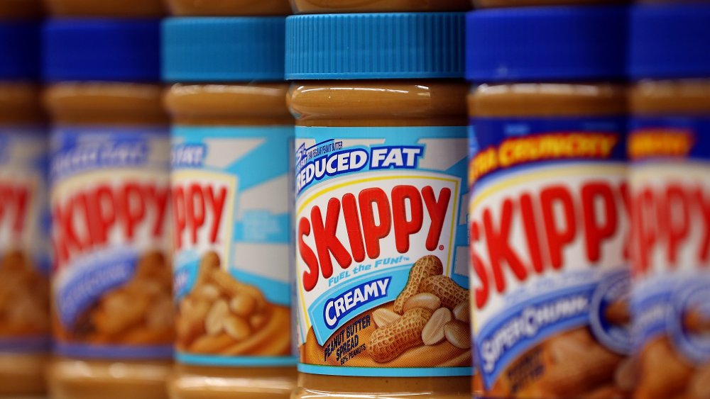 jars of Skippy peanut butter