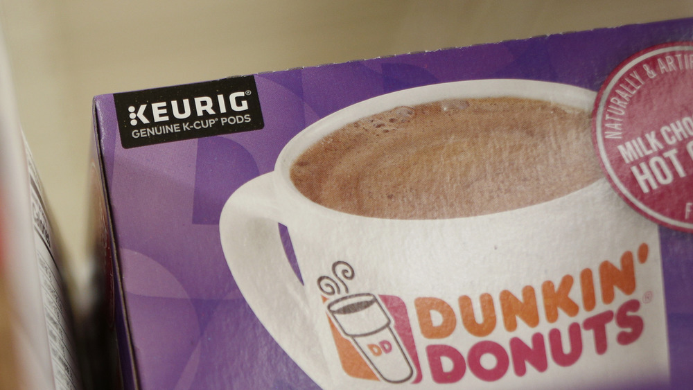 Dunkin' hot chocolate k-cup line