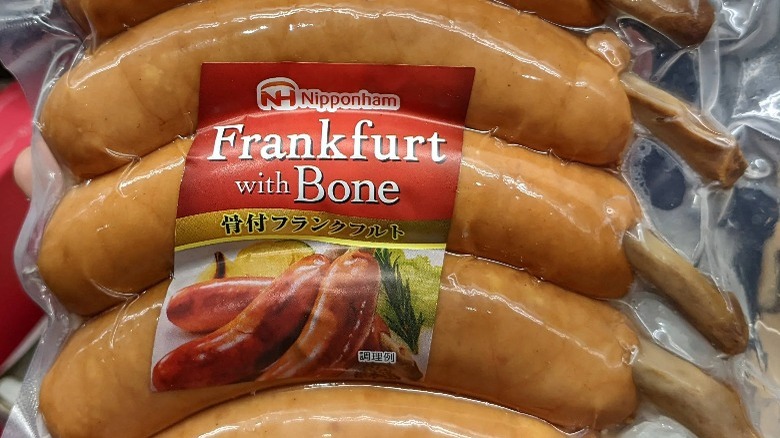 Pack of Frankfurt with Bone