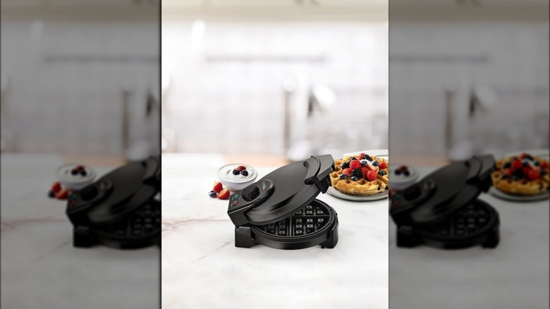 Aldi's black waffle maker