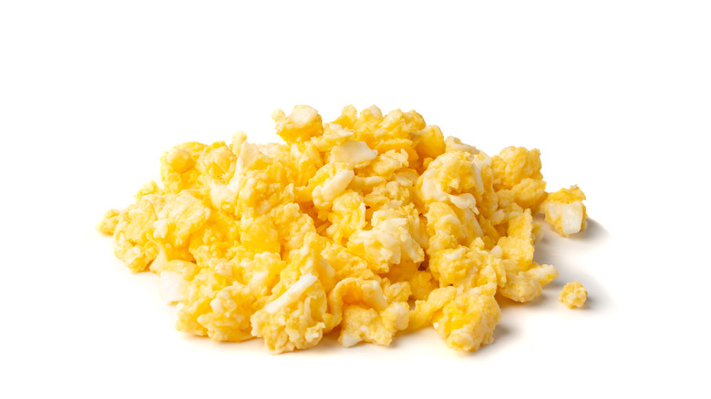 plain scrambled eggs