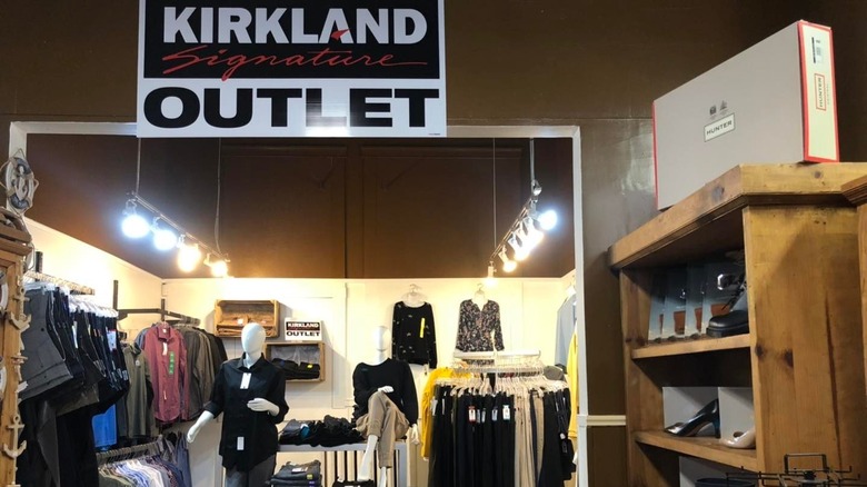 Kirkland Signature outlet store inside boutique