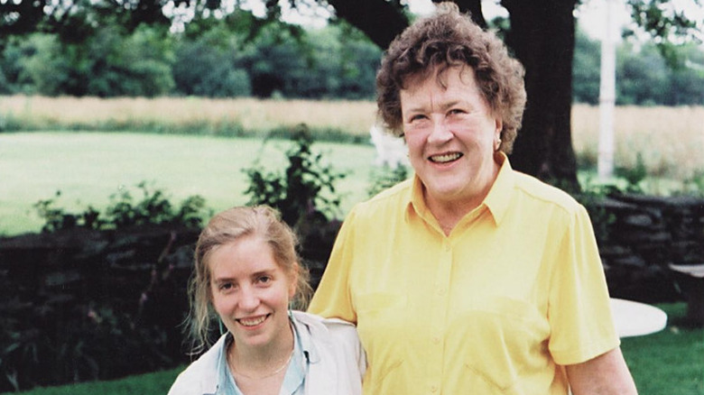 Sarah Moulton and Julia Child