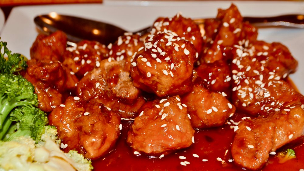 Close-up, General Tso's Chicken