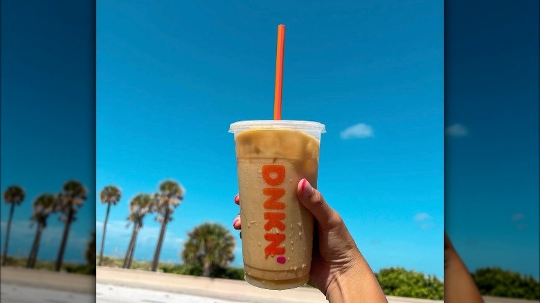 Dunkin' iced coffee