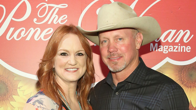 Ree Drummond with her husband