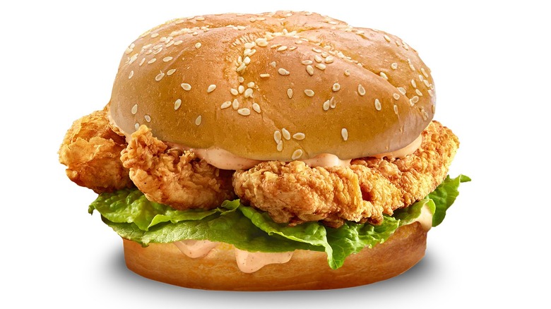 Raising Cane's chicken sandwich