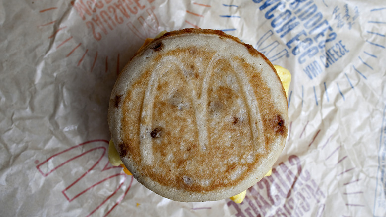 McDonald's McGriddle sandwich