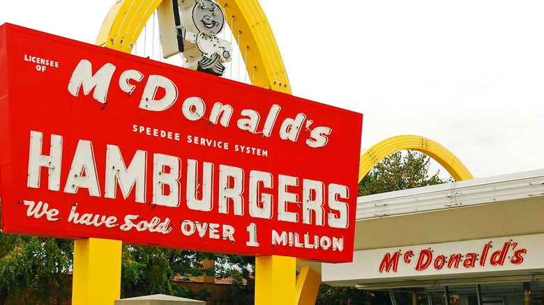 vintage McDonalds sign