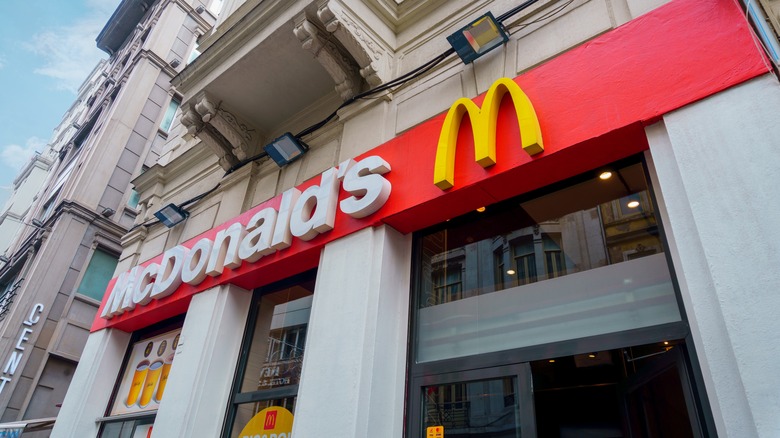 McDonald's storefront in Istanbul Turkey