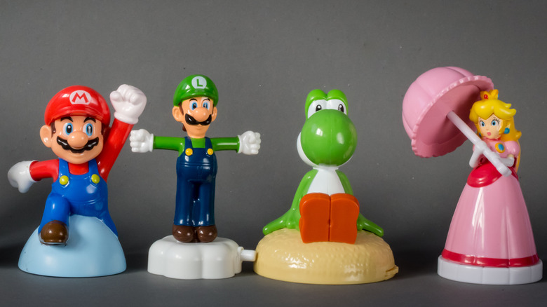 Happy Meal toys from Super Mario Brothers