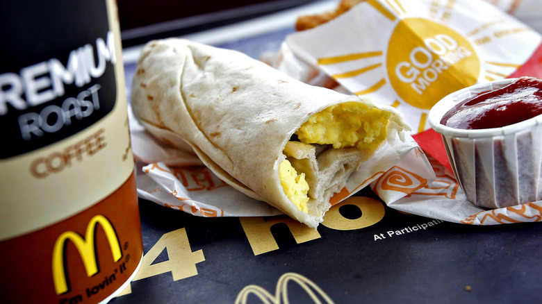 McDonalds Sausage and Egg Burrito