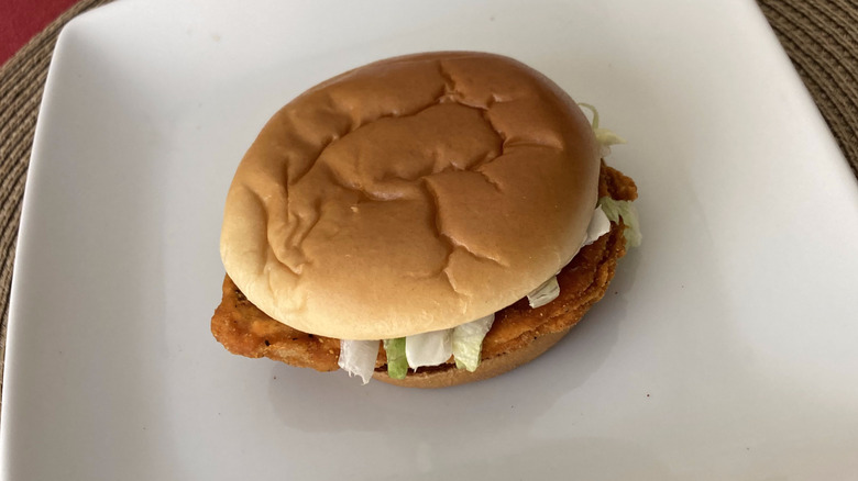 hot 'n spicy McChicken sandwich