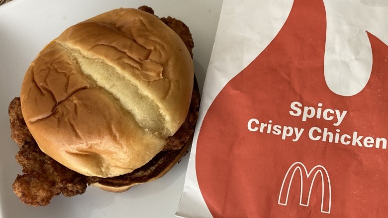 Spicy McCrispy sandwich