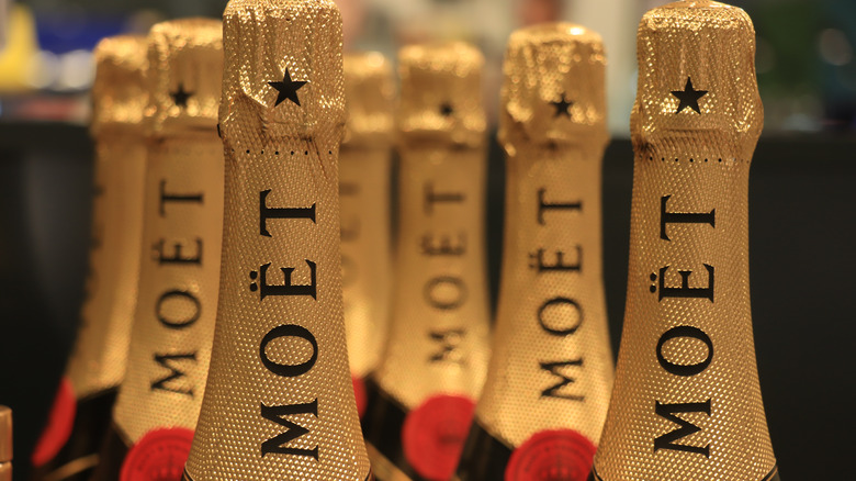 Moët & Chandon champagne bottles