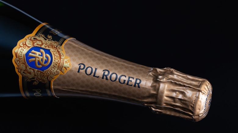 Pol Roger bottle of champagne