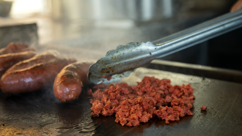 Ground chorizo sausage