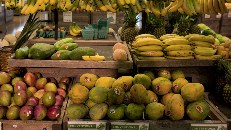 produce section at a whole foods