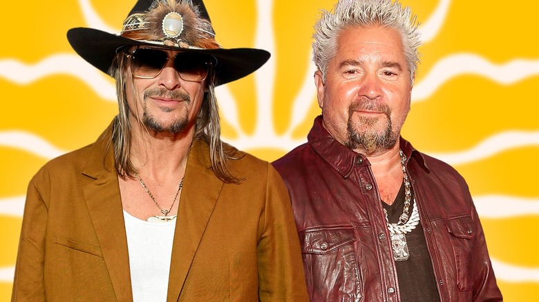 Kid Rock and Guy Fieri at event