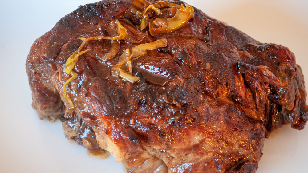 cooked Mississippi pot roast