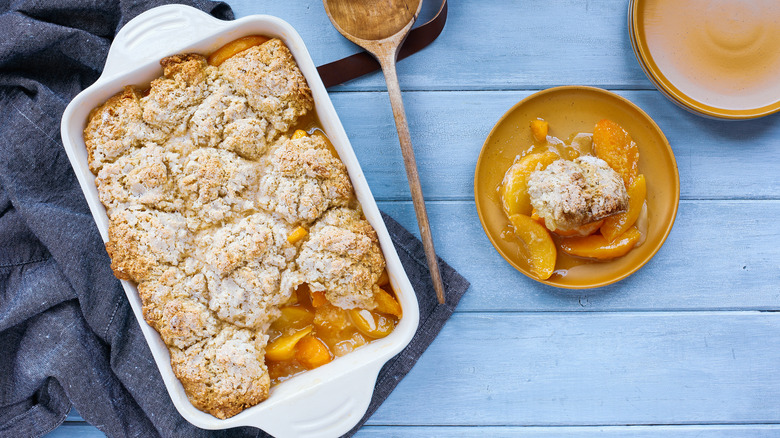 Peach cobbler