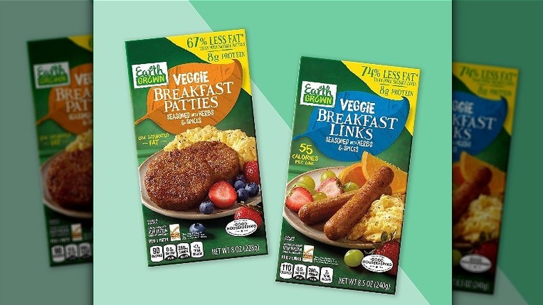 Aldi Earth Grown breakfast patties and links