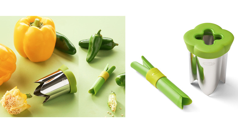 Chef'n QuickCore Pepper Corer Set