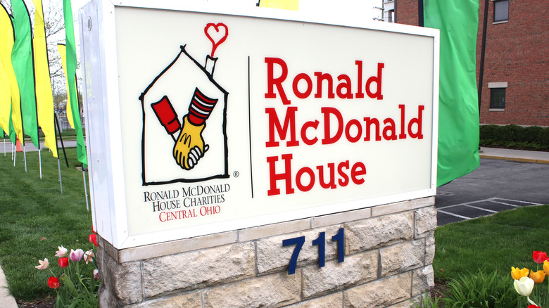 Ronald McDonald House sign