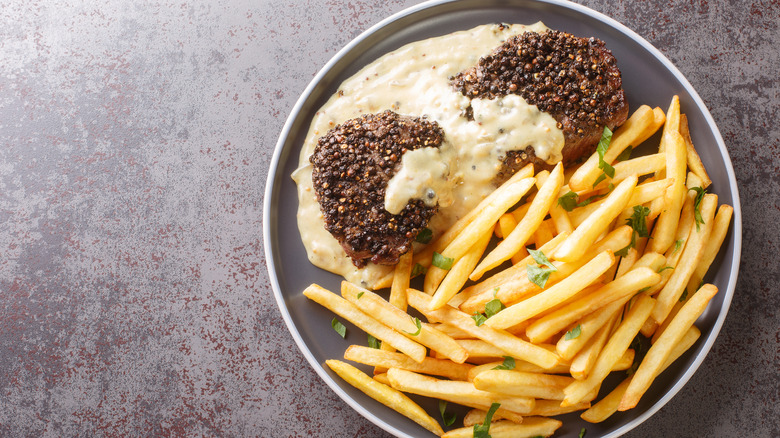 steak au poivre