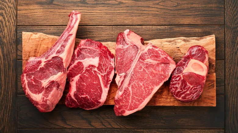 raw prime steaks