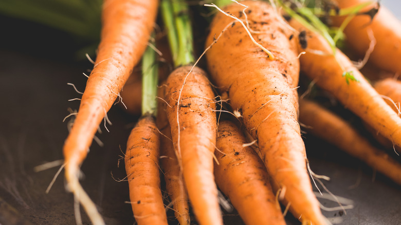 Carrots from the garden