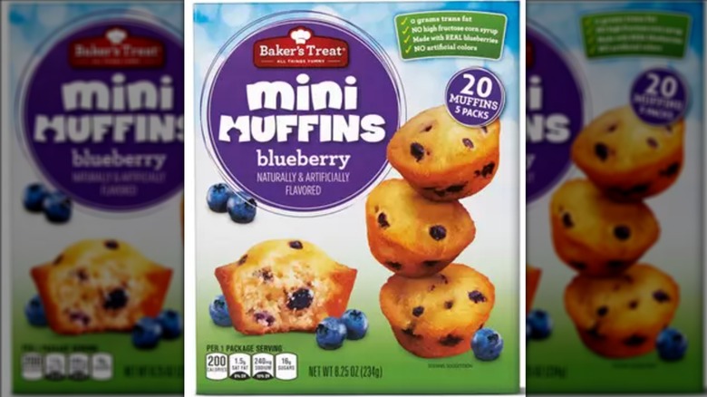 mini blueberry muffins