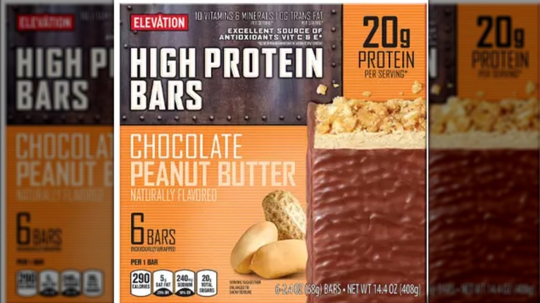 elevation high protein bars