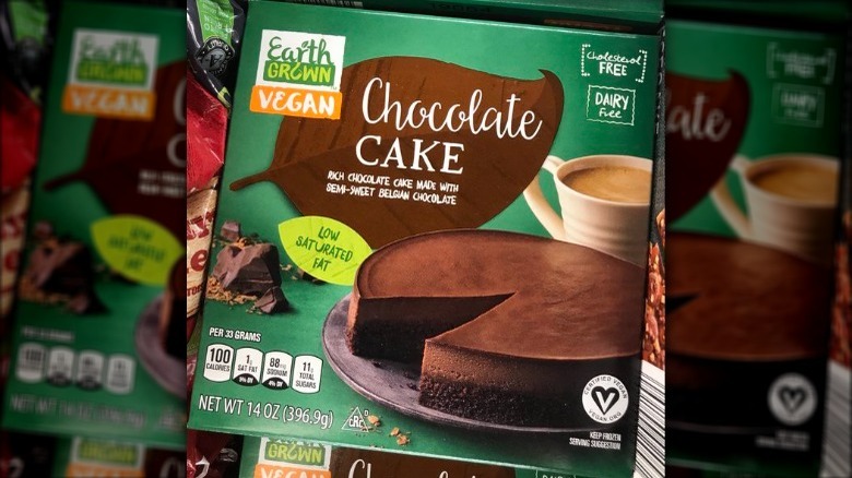 Earth Grown vegan chocolate cake