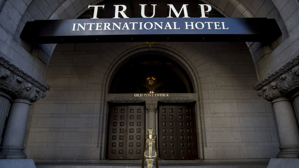 Trump International Hotel entrance