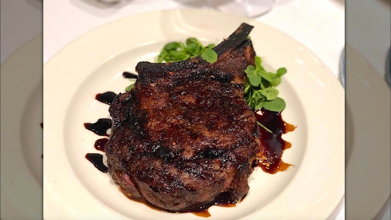 The Capital Grille bone-in ribeye