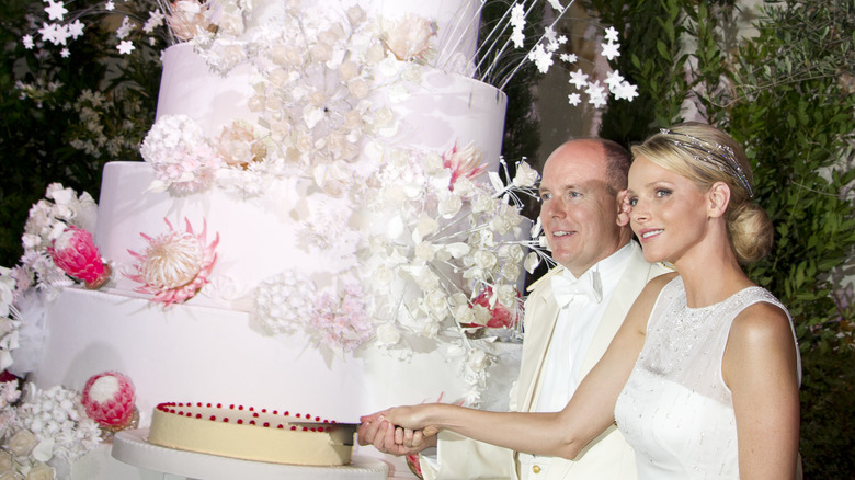 Prince Albert and Charlene Cake