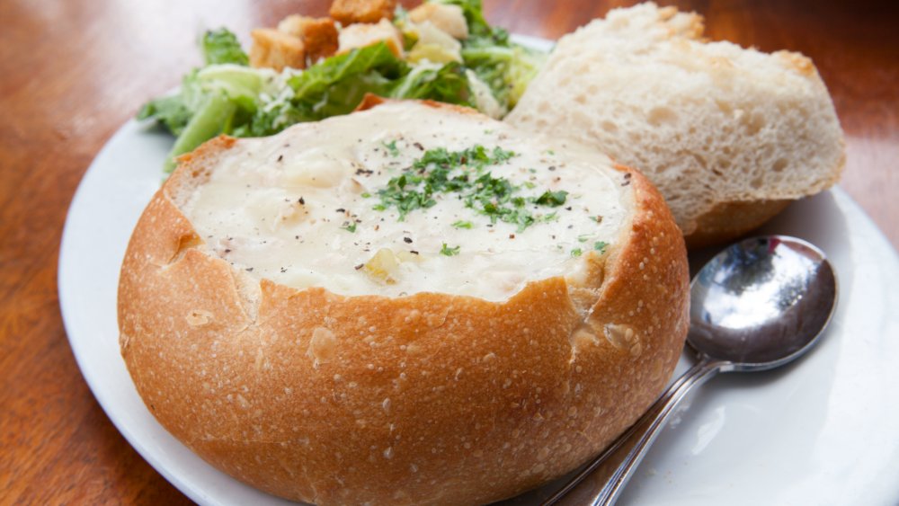 famous food clam chowder
