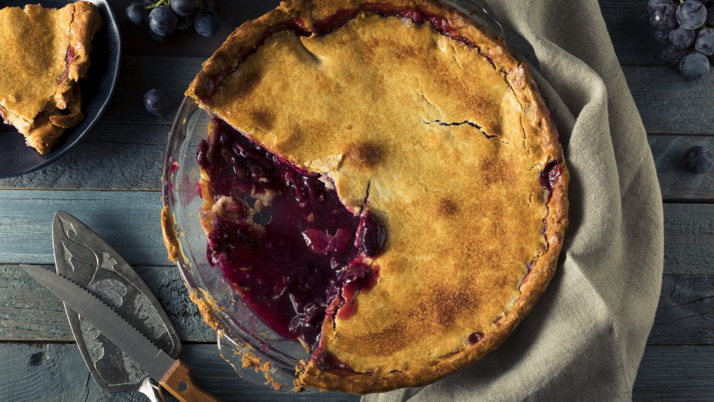 concord grape pie