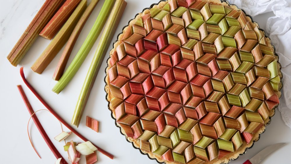 Rhubarb pie