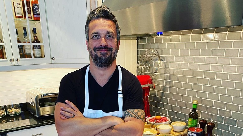 Fabio Viviani in the kitchen