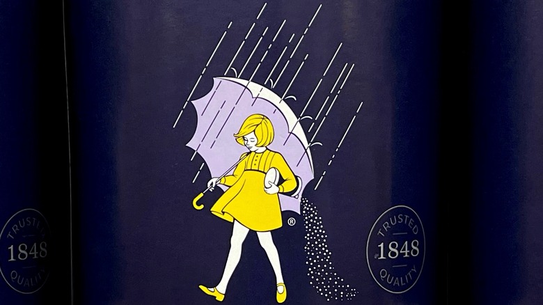 Morton Salt Girl on front of package