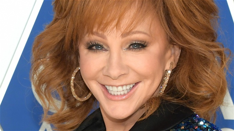 Reba McEntire smiles