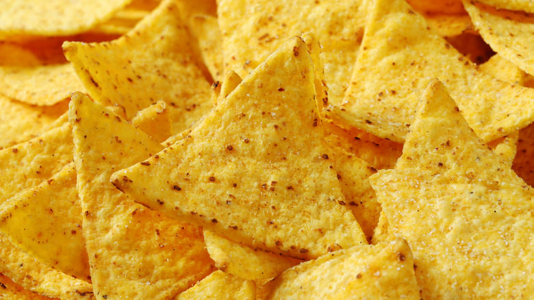 pile of tortilla chips