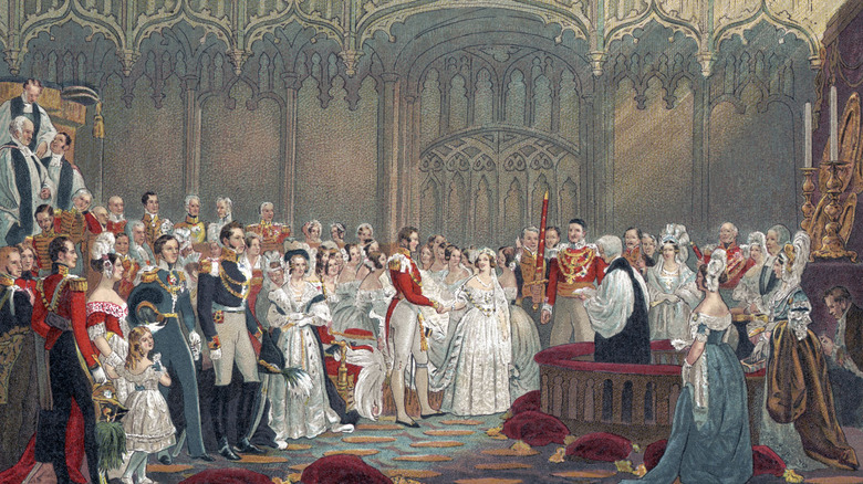 painting of queen victoria wedding