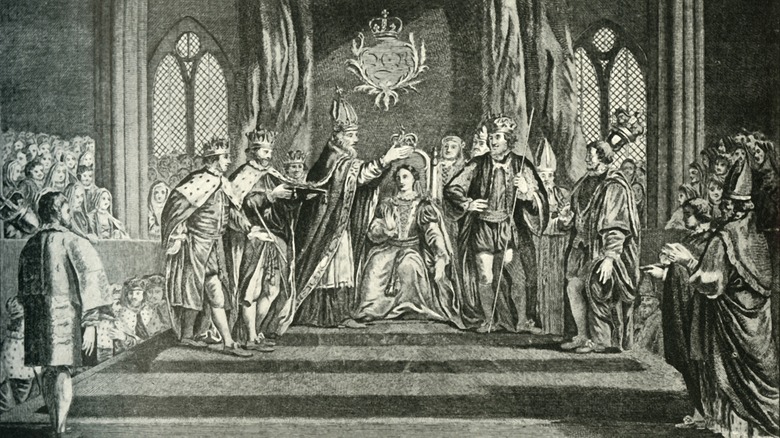 painting of anne boleyn coronation