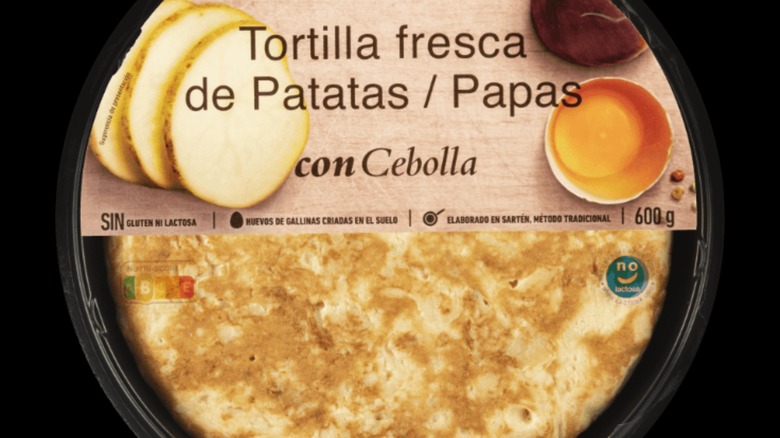 Potato tortillas with onion