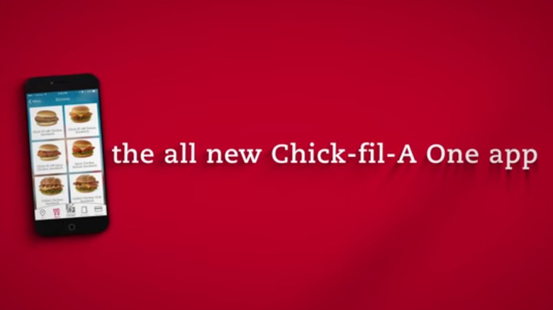 Screenshot of Chick-fil-A One app on phone