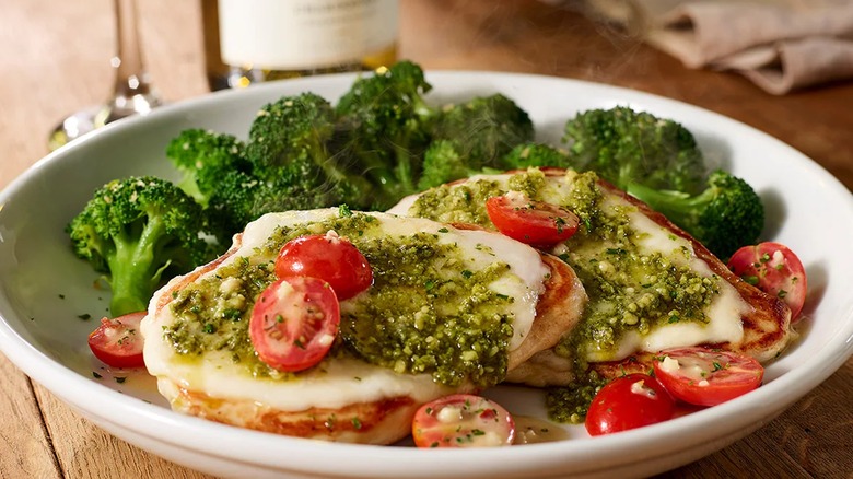 chicken margherita with vegetables